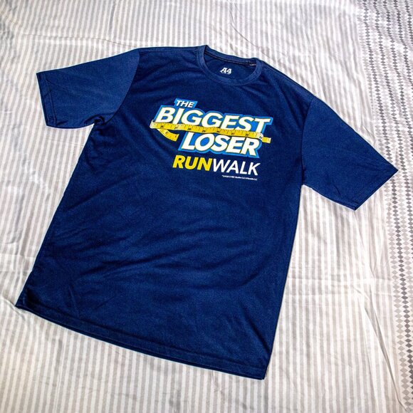 VINTAGE - The Biggest Loser Runwalk active wear shirt - Picture 1 of 4